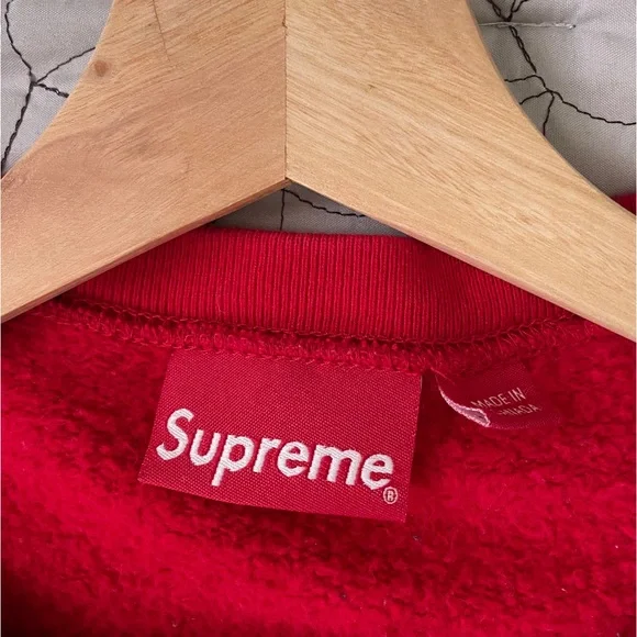 最終限定値下げ supreme cutout logo crewneck L 2025年最新】Supreme Cutout Logo Crewneckの人気アイテム
